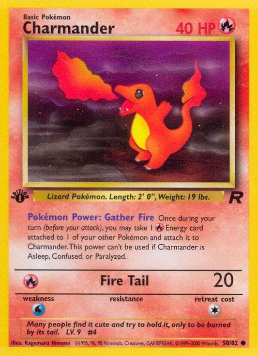 Pokemon Charmander #50 Team Rocket
