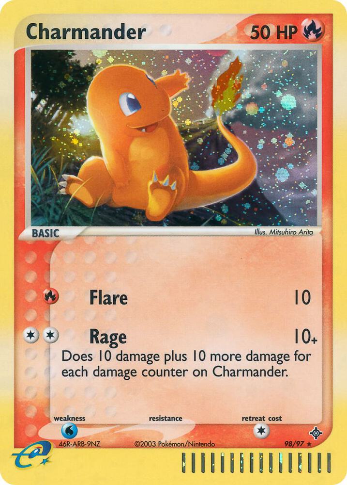 Pokemon Charmander 98/100 Dragon