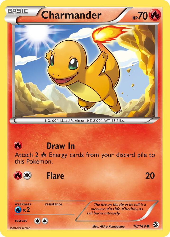 Pokemon Charmander 18/149 Boundaries Crossed
