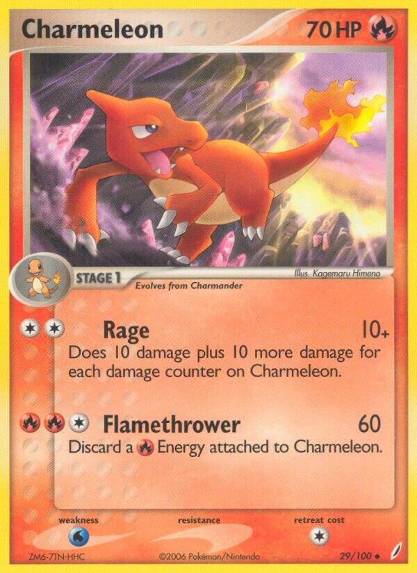 Pokemon Charmeleon 29/100 Crystal Guardians