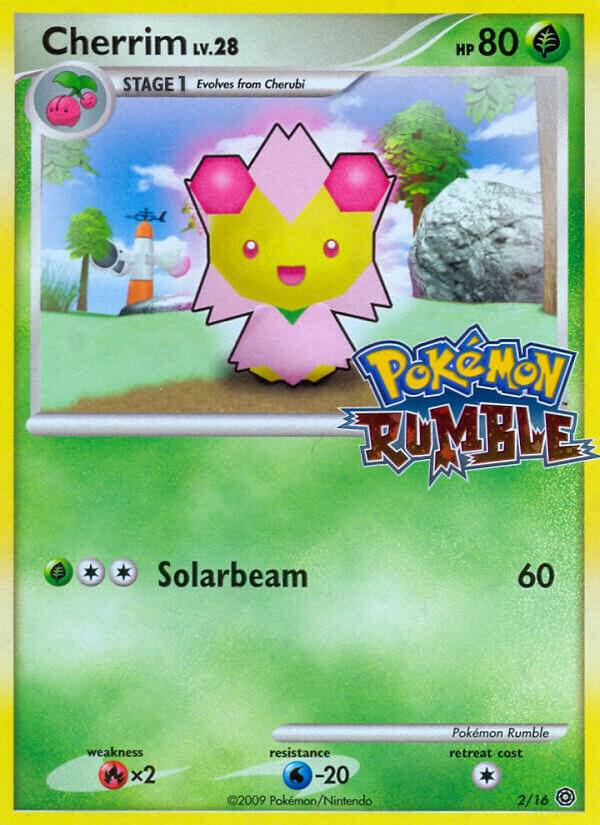 Pokemon Cherrim 2/16 Pokémon Rumble