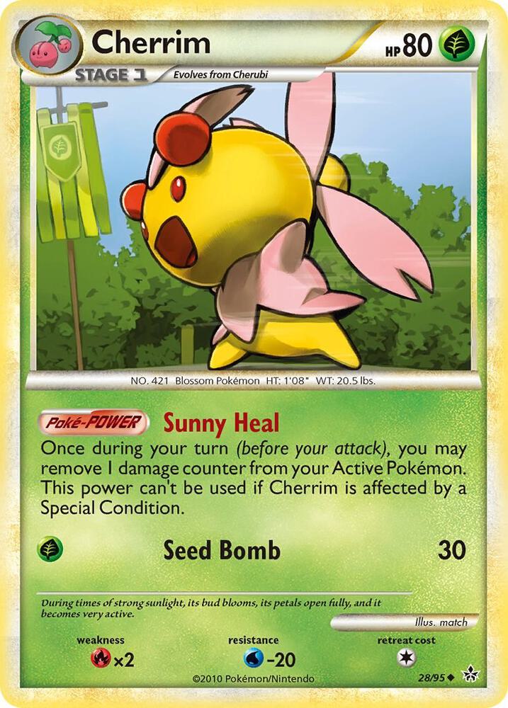 Pokemon Cherrim 28/95 Unleashed