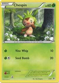 Pokemon Chespin 3/39 Kalos Starter Set