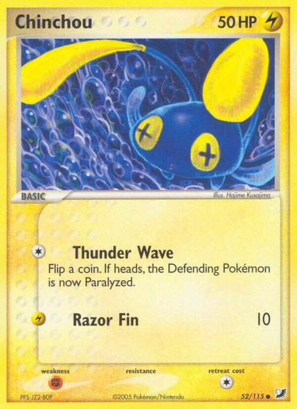 Pokemon Chinchou 52/115 Unseen Forces