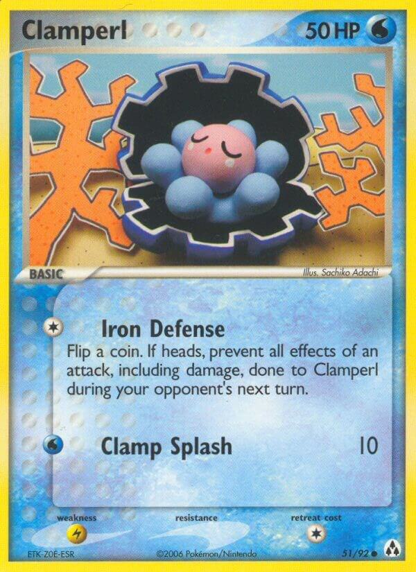 Pokemon Clamperl 51/92 Legend Maker
