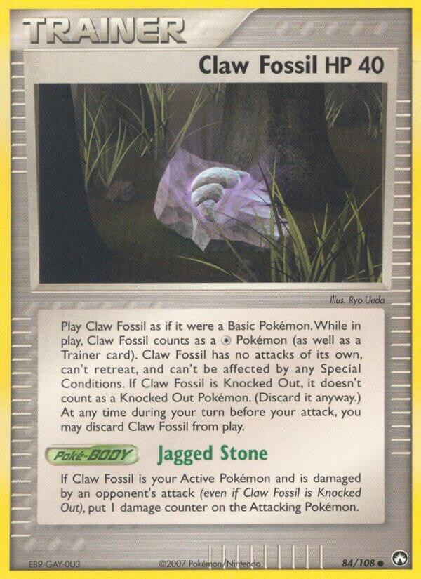 Pokemon Claw Fossil 84/108 Power Keepers