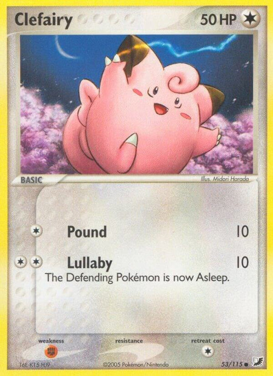 Pokemon Clefairy 53/115 Unseen Forces