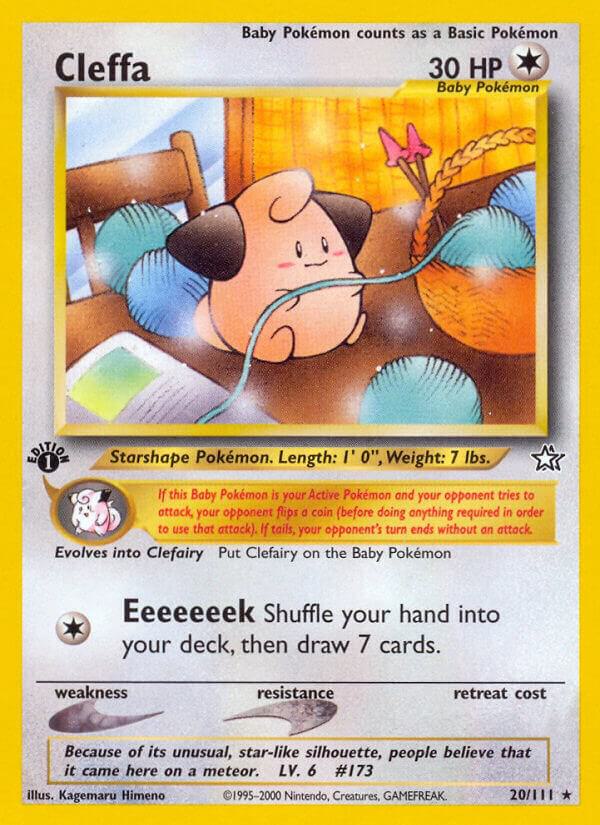 Pokemon Cleffa # 20 Neo Genesis