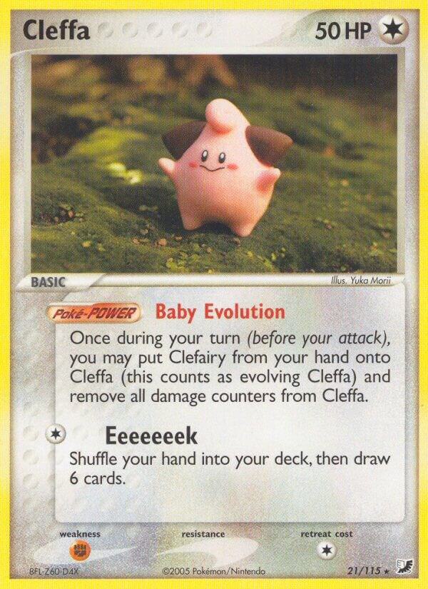Pokemon Cleffa 21/115 Unseen Forces