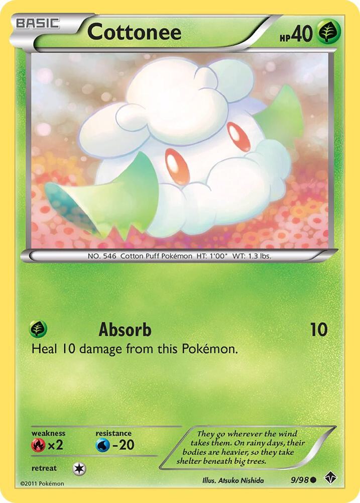 Pokemon Cottonee 9/98 Emerging Powers