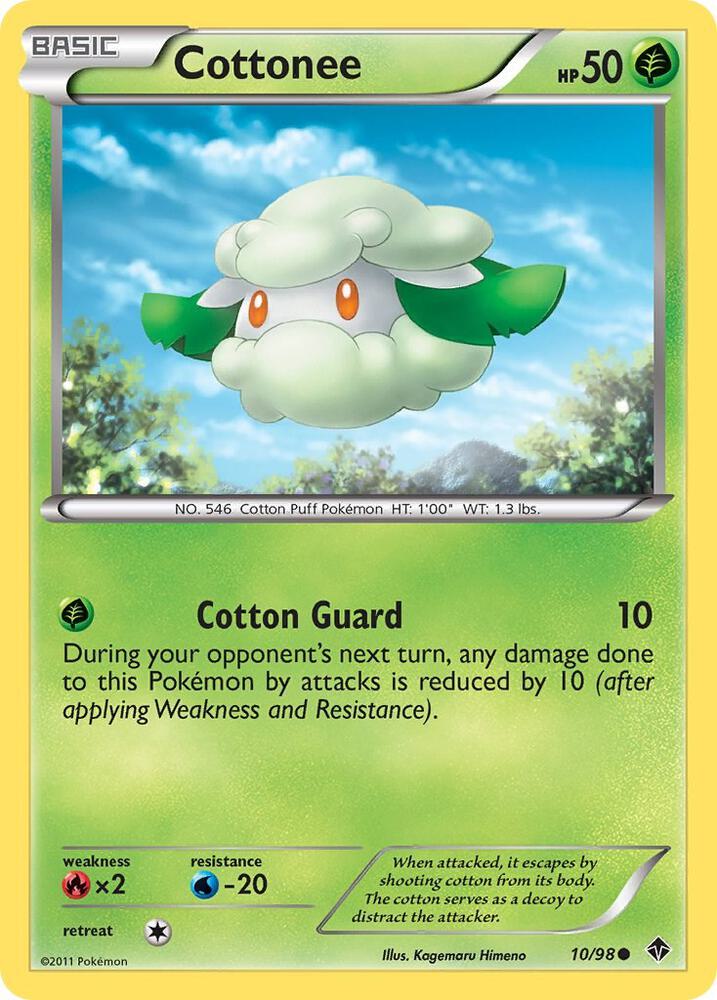 Pokemon Cottonee 10/98 Emerging Powers