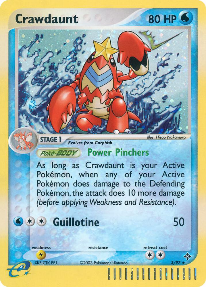 Pokemon Crawdaunt 3/100 Dragon