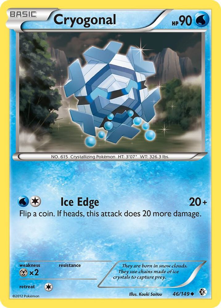 Pokemon Cryogonal 46/149 Boundaries Crossed