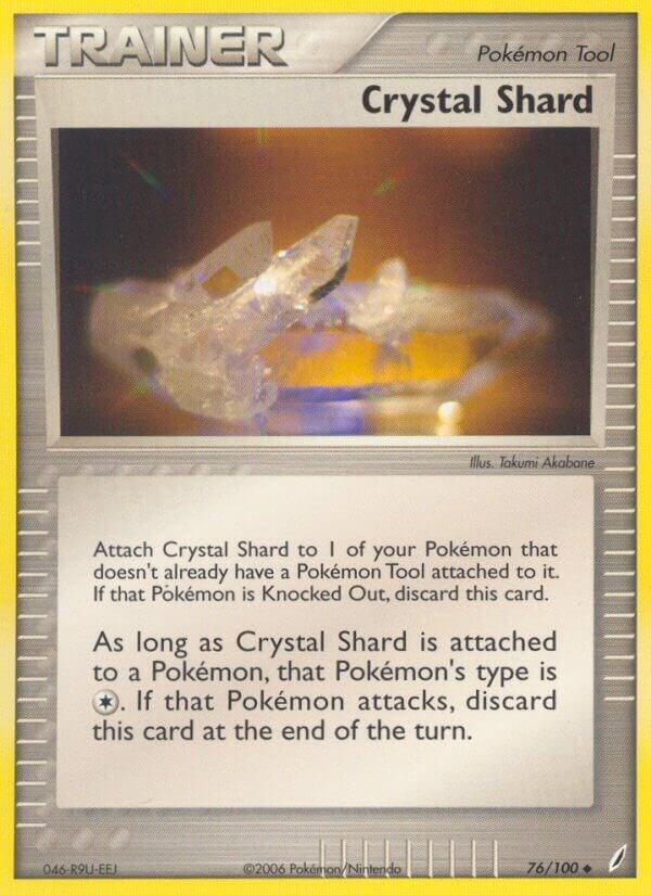 Pokemon Crystal Shard 76/100 Crystal Guardians
