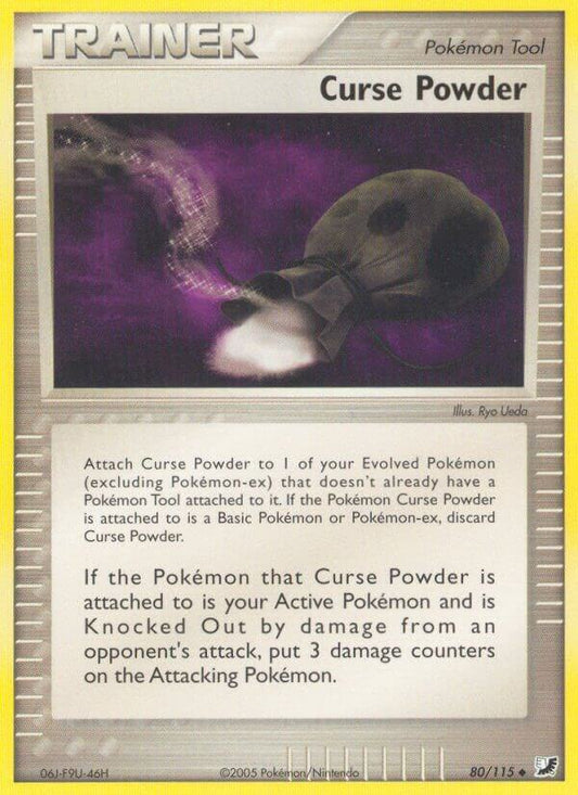 Pokemon Curse Powder 80/115 Unseen Forces