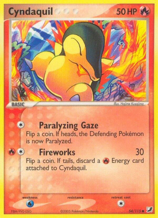 Pokemon Cyndaquil 54/115 Unseen Forces
