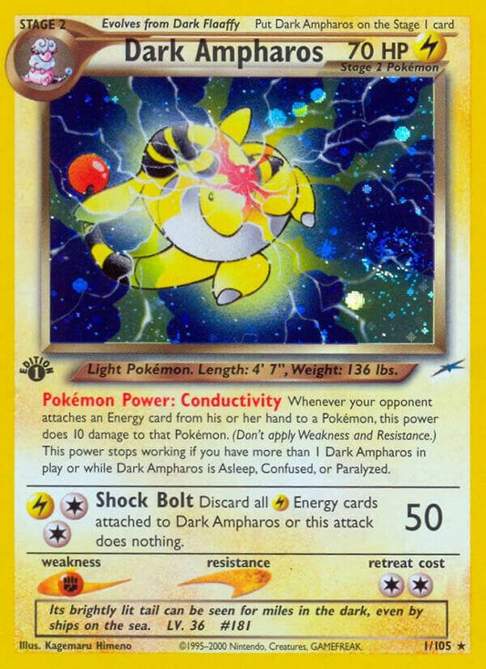 Pokemon Dark Ampharos 1/105 Neo Destiny