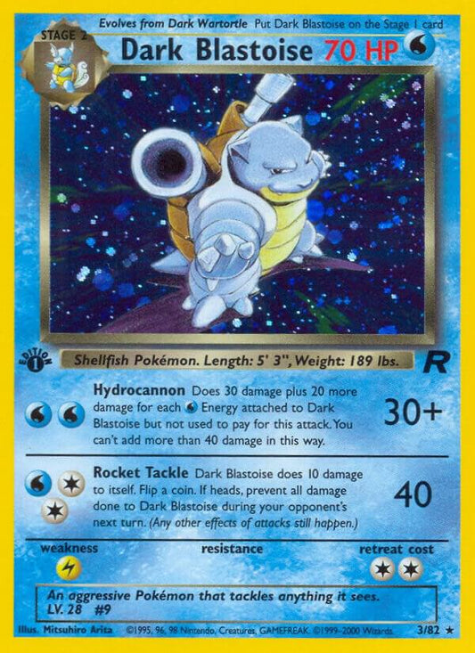 Pokemon Dark Blastoise #3 Team Rocket