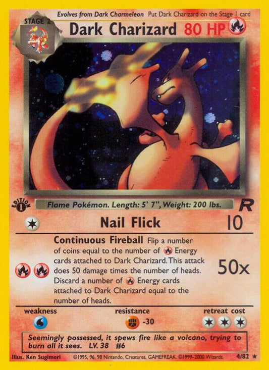 Pokemon Dark Charizard #4 Team Rocket