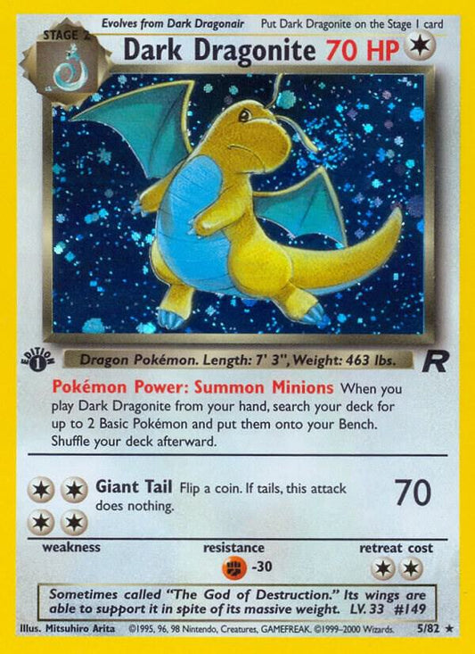 Pokemon Dark Dragonite #5 Team Rocket
