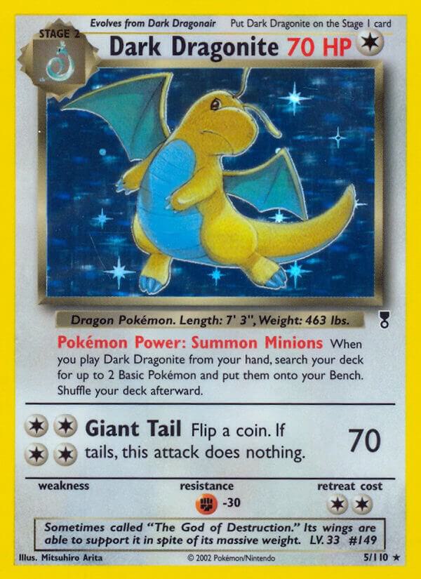 Pokemon Dark Dragonite 5/110 Legendary Collection