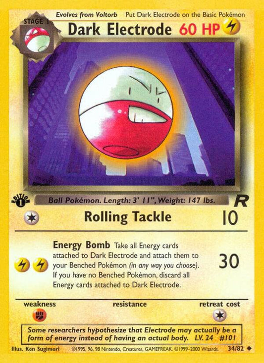 Pokemon Dark Electrode #34 Team Rocket