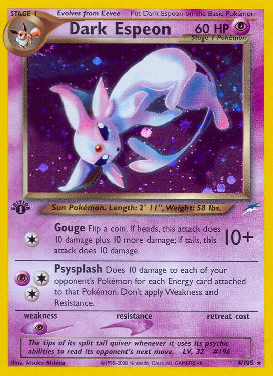 Pokemon Dark Espeon 4/105 Neo Destiny