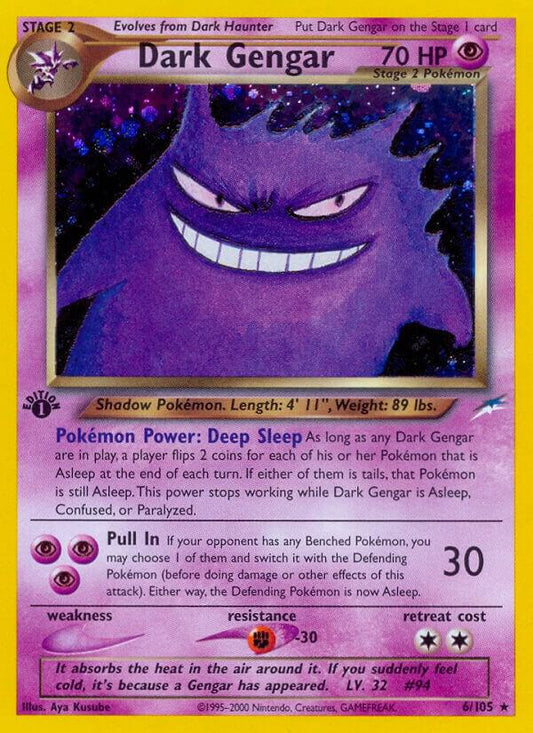 Pokemon Dark Gengar 6/105 Neo Destiny