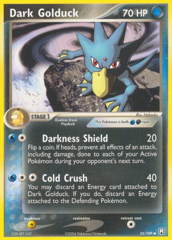 Pokemon Dark Golduck 35/109 Team Rocket Returns