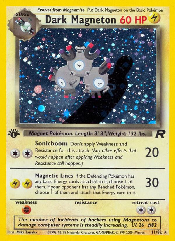 Pokemon Dark Magneton #11 Team Rocket
