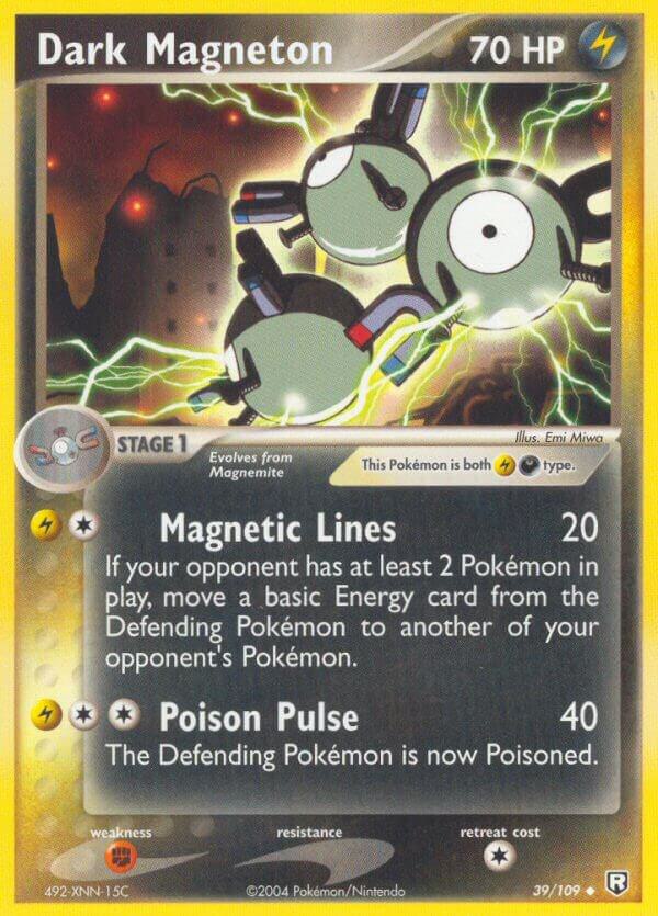 Pokemon Dark Magneton 39/109 Team Rocket Returns