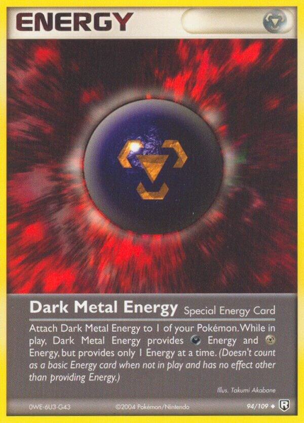 Pokemon Dark Metal Energy 94/109 Team Rocket Returns