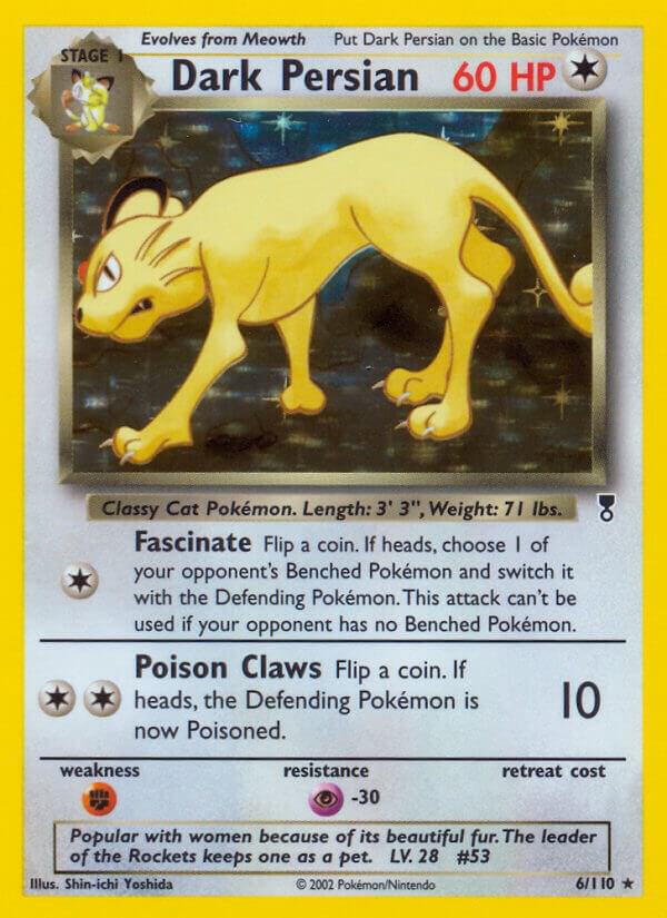 Pokemon Dark Persian 6/110 Legendary Collection