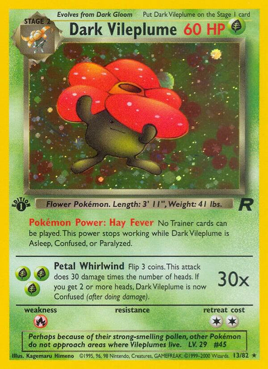 Pokemon Dark Vileplume #13 Team Rocket
