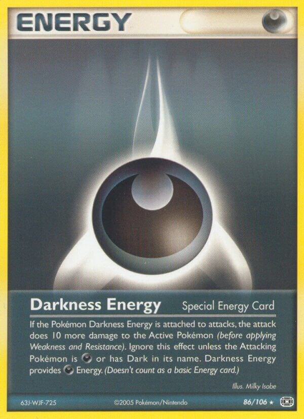 Pokemon Darkness Energy 86/106 Emerald