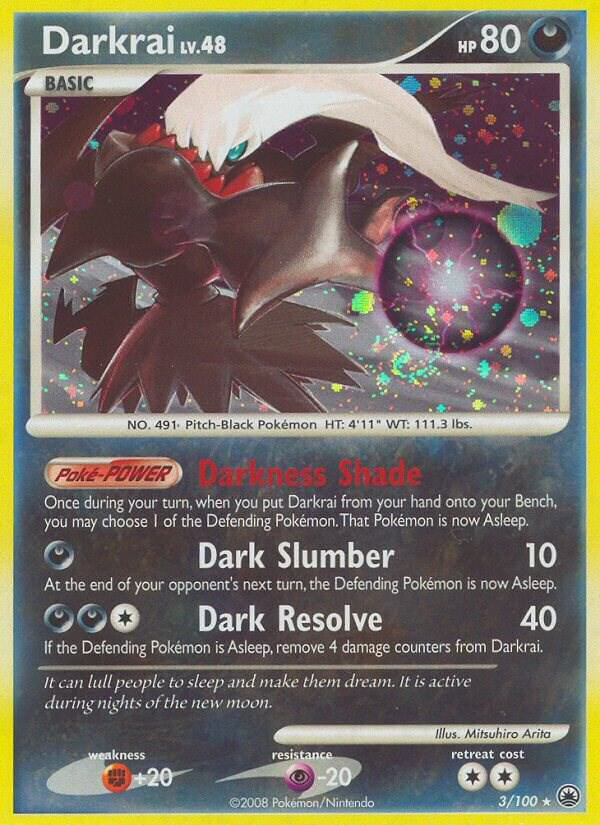 Pokemon Darkrai 3/100 Majestic Dawn