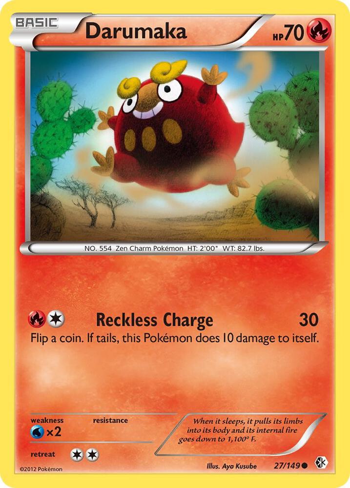 Pokemon Darumaka 27/149 Boundaries Crossed