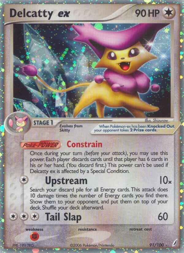 Pokemon Delcatty ex 91/100 Crystal Guardians