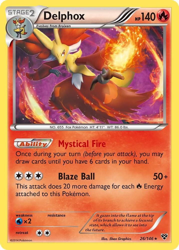 Pokemon Delphox 26/146 XY