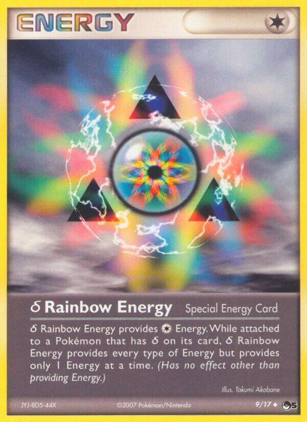 Pokemon δ Rainbow Energy 9/17 POP Series 5