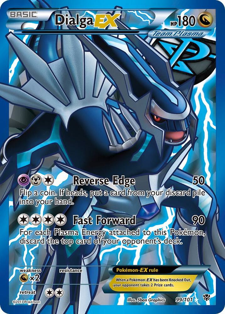 Pokemon Dialga EX 99/101 Plasma Blast