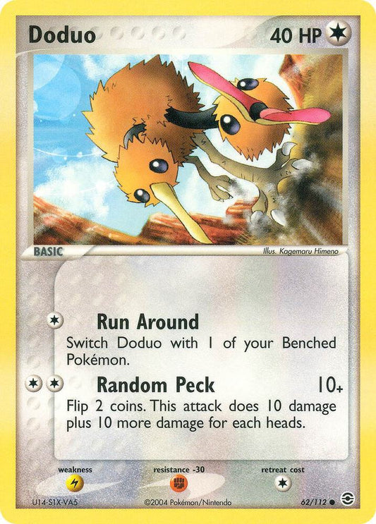 Pokemon Doduo 62/112 FireRed & LeafGreen