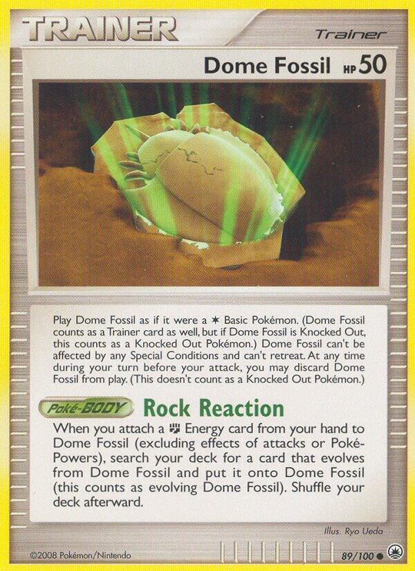Pokemon Dome Fossil 89/100 Majestic Dawn