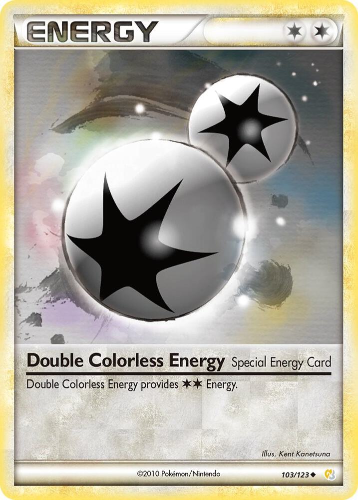 Pokemon Double Colorless Energy 103/123 HeartGold & SoulSilver