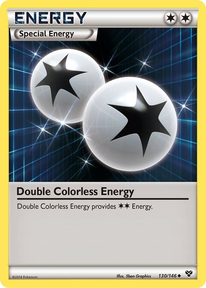 Pokemon Double Colorless Energy 130/146 XY
