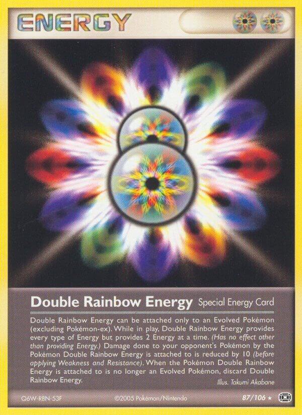 Pokemon Double Rainbow Energy 87/106 Emerald