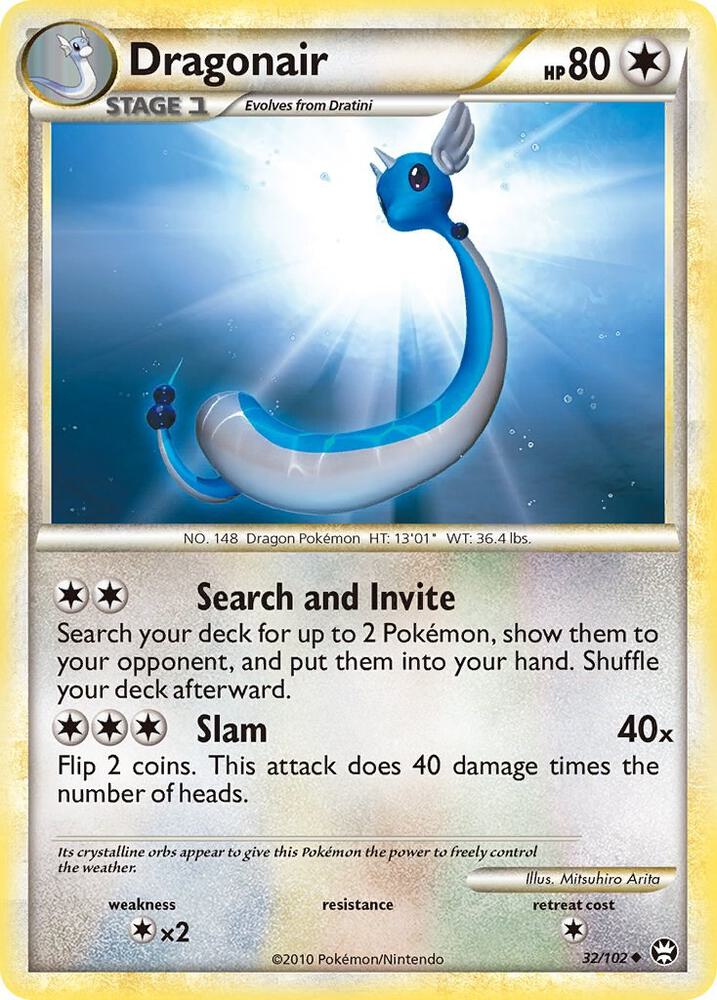 Pokemon Dragonair 32/102 Triumphant
