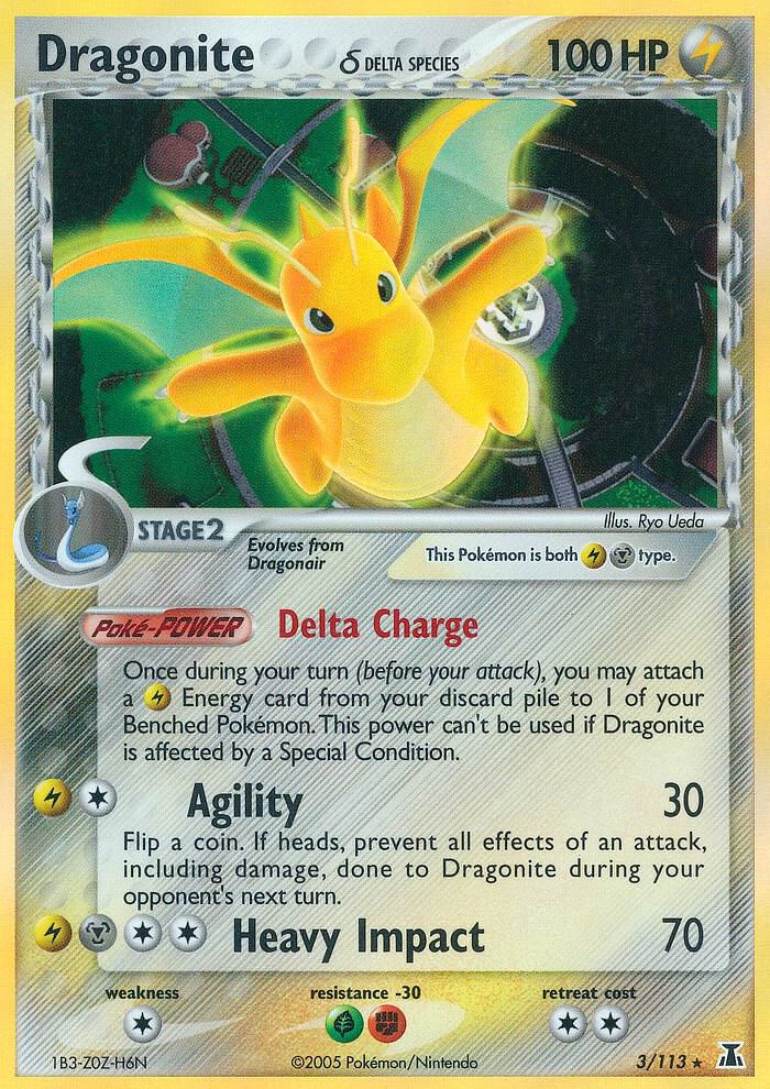 Pokemon Dragonite δ 3/113 Delta Species