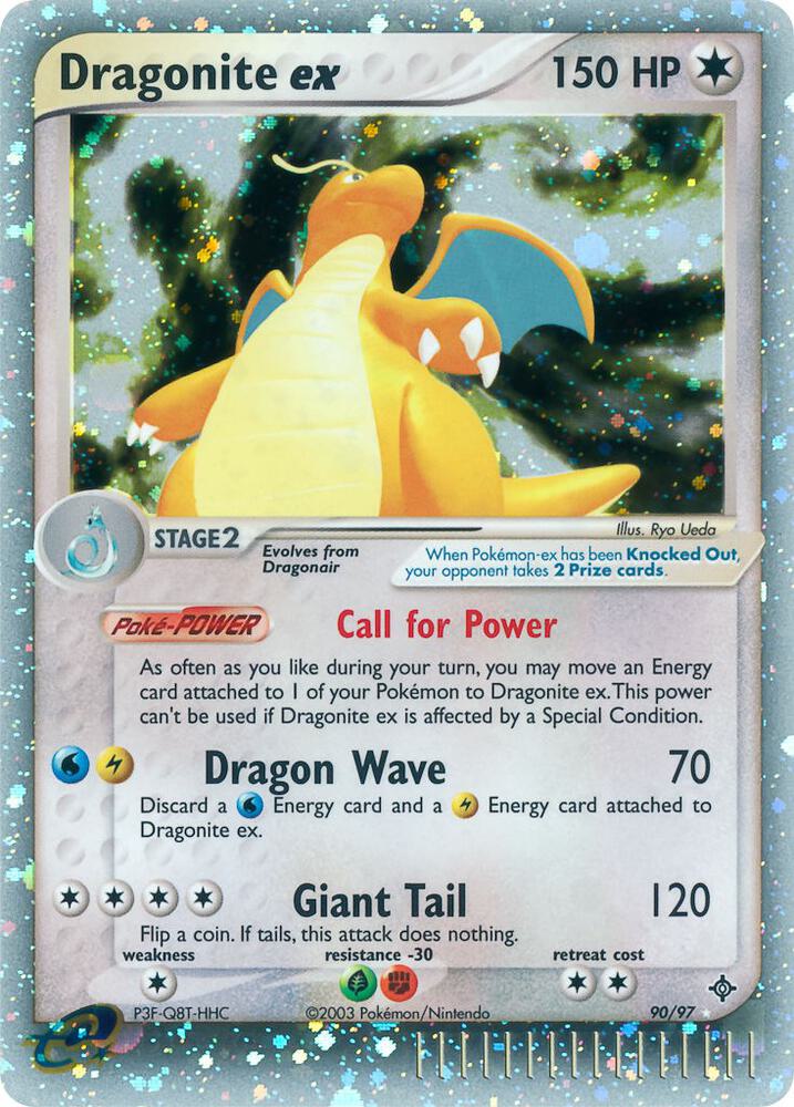 Pokemon Dragonite Ex 90/100 Dragon