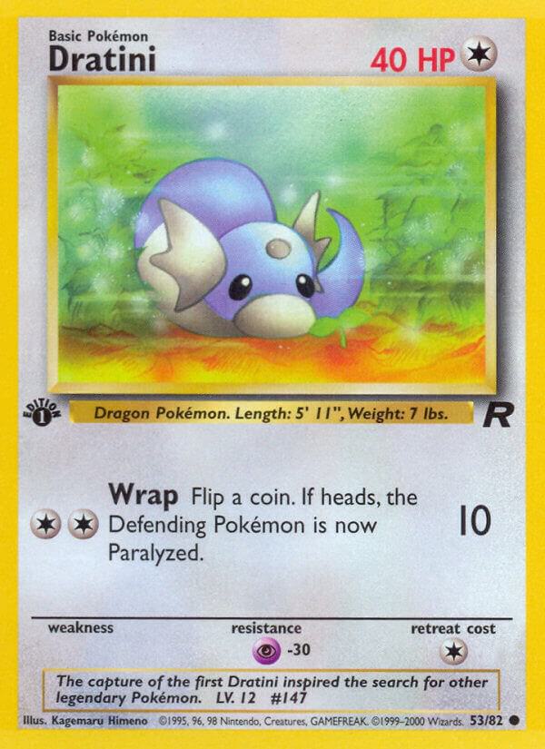 Pokemon Dratini #53 Team Rocket